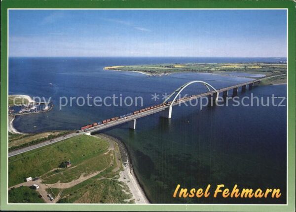 Fehmarnsund Luftaufnahme Brücke Ostsee