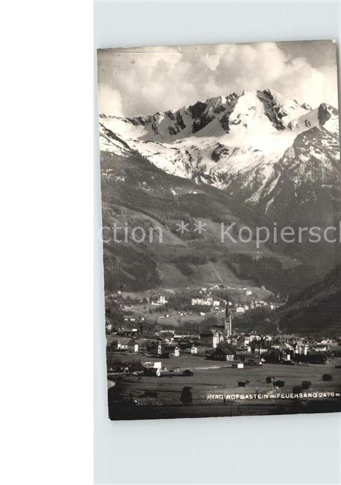 Bad Hofgastein mit Feuersang Alpen