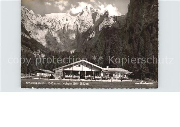 Berchtesgaden Scharitzkehlalm mit Hohem Göll Berchtes