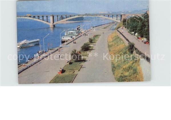 Krasnojarsk Enisej Promenade Brücke