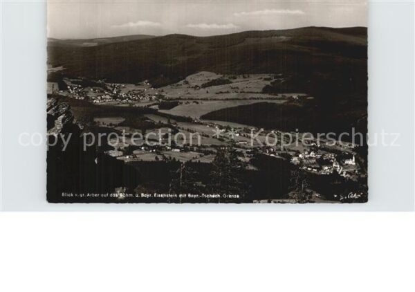 Bayrisch Eisenstein Panorama Blick vom grossen Arber Bayris