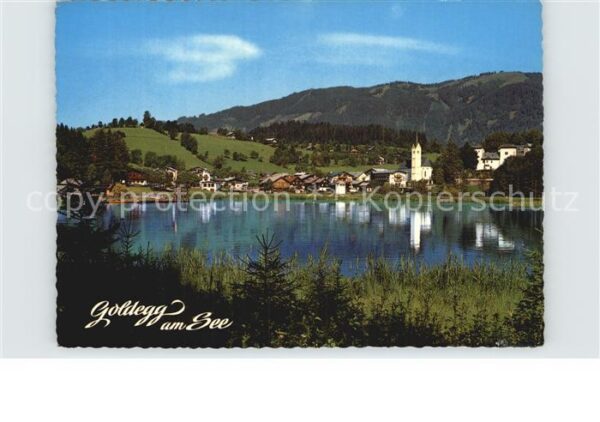 Goldegg Sommerfrische Uferpartie am See