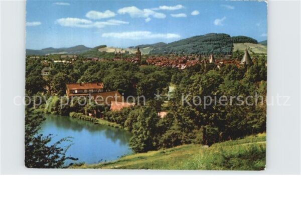 Goslar Panorama Blick vom Petersberg