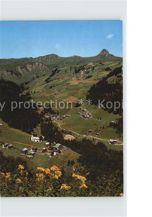 Damuels Vorarlberg gegen Mittagspitze Bregenzerwald