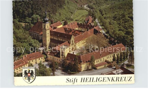 Heiligenkreuz Niederoesterreich Stift Heiligenkreuz im Wienerwald Flieg