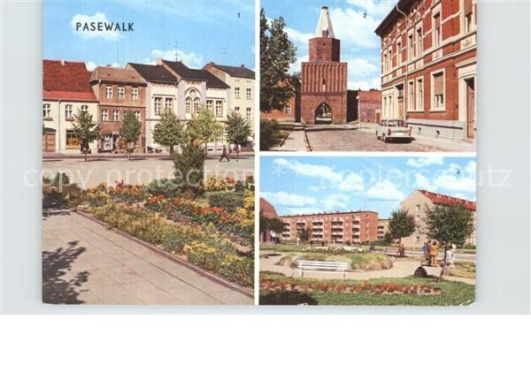 Pasewalk Mecklenburg Vorpommern Thälmann Platz Mühlentor Platz der Aufb