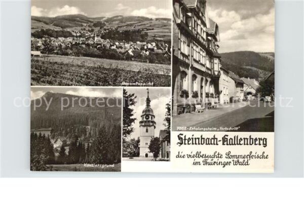 Steinbach-Hallenberg Panorama Kanzlersgrun FDGB Erholungshei