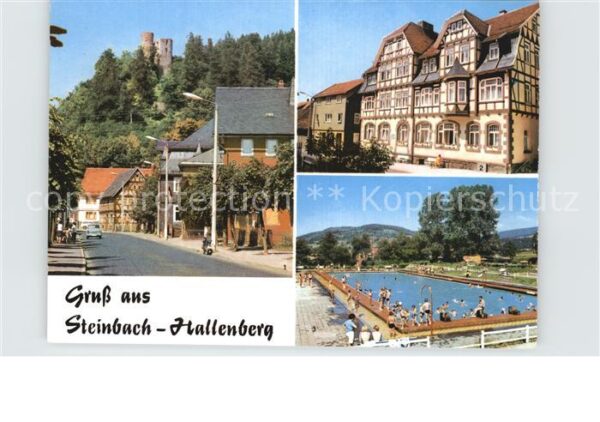 Steinbach-Hallenberg Hallenburg FDGB Erholungsheim Fortschri
