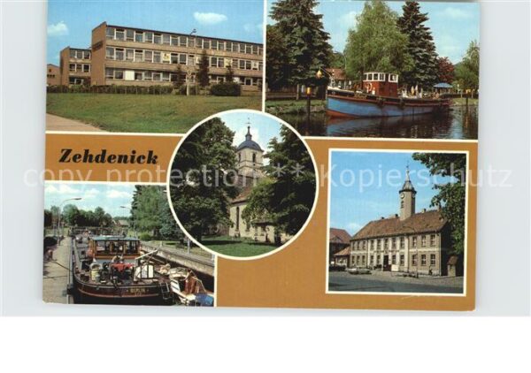 Zehdenick Karl Marx Oberschule Hafen Schleuse Pfa