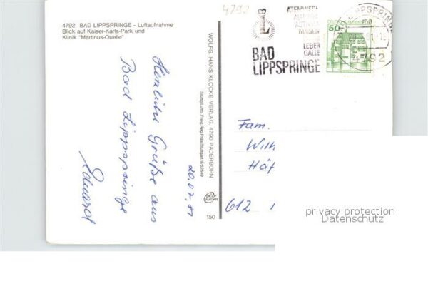 Bad Lippspringe Kaiser Karls Park und Klinik Martinus Q – Bild 2
