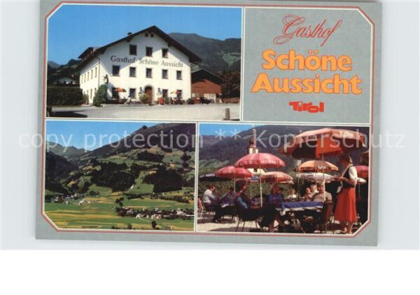 Fuegen Gasthof Schöne Aussicht Terrasse Panora