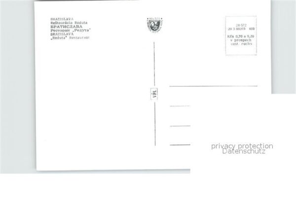 Bratislava Pressburg Pozsony Restauracia Reduta Details – Bild 2