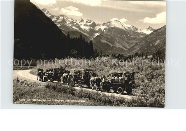 Birgsau Unterwegs mit dem Stellwagen Bayerische
