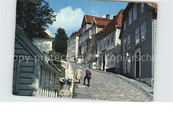 Bergen Norwegen Gamle Bergen Altstadt