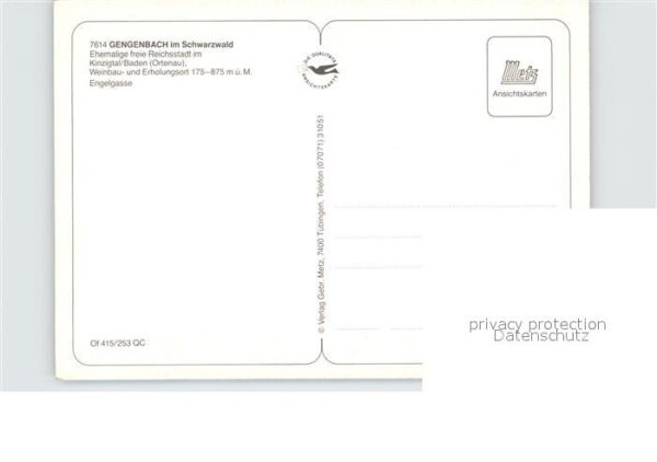 Gengenbach Engelgasse Fachwerkhäuser Weinbau Erhol – Bild 2