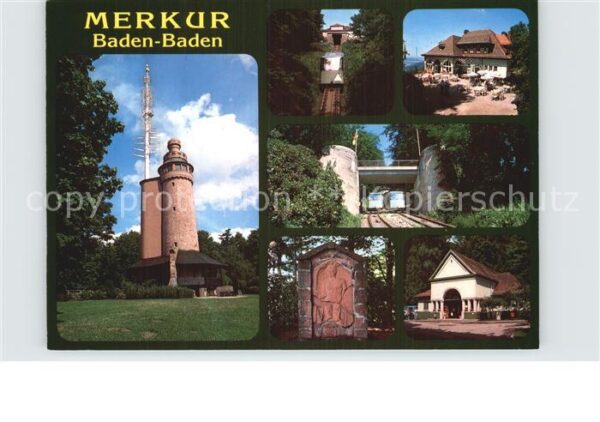 Baden-Baden Merkur Grosser Staufen Turm Berggaststä