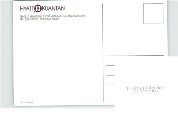 Kuantan Hyatt Hotel Swimming Pool Strand Fliege – Bild 2