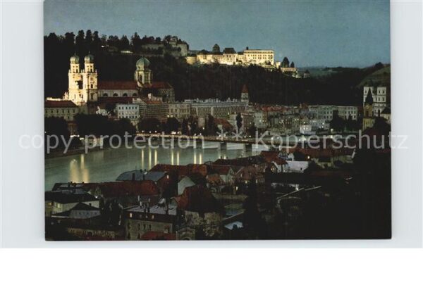 Passau Dreiflüssestadt am Zusammenfluss von Do