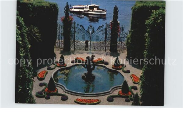 Cadenabbia Lago di Como Villa Carlotta Boot Comersee