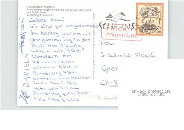 Schruns Vorarlberg Schwimmbad Zimba Vandanser Steinwand Ho – Bild 2