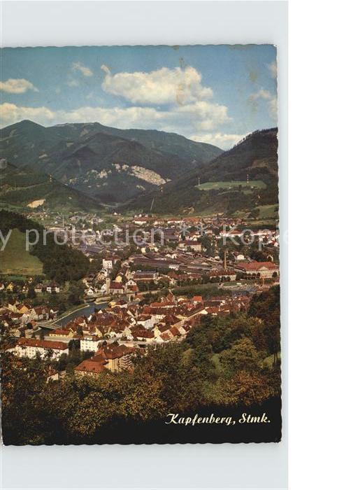 Kapfenberg Altstadt mit Edelstahlwerk Gebr Böhler