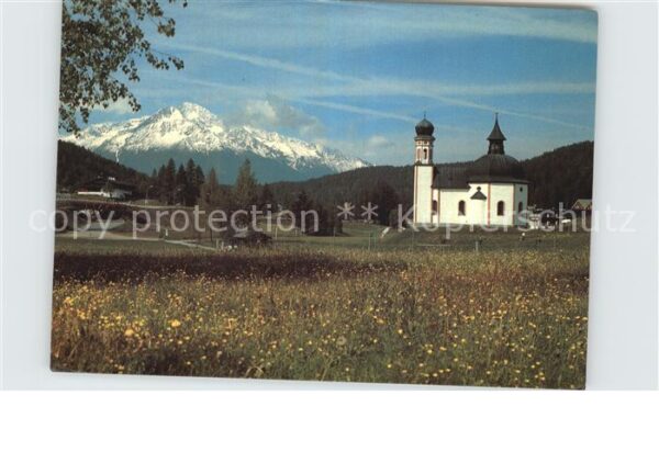 Seefeld Tirol gegen Hocheder Wallfahrtskirche zum Hl.