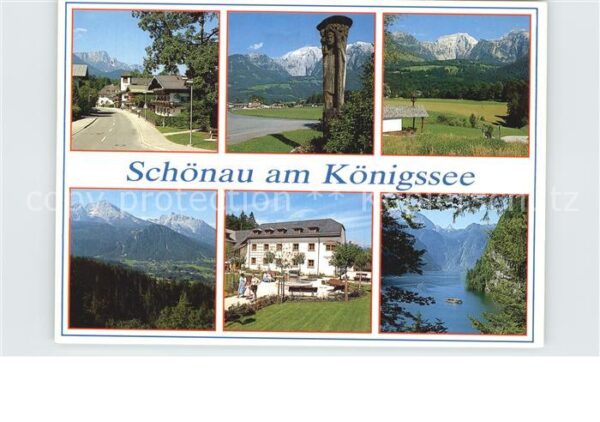 Schoenau Koenigssee Unterstein Feldkapelle Haus des Gastes