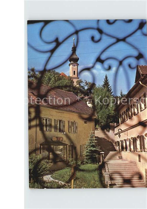 Starnberg Treppe zur St Josefs Kirche
