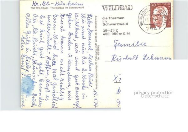 Wildbad Schwarzwald Thermalbad Sommerberg – Bild 2