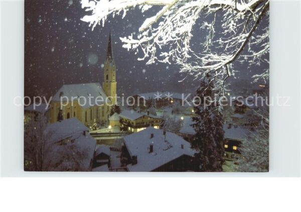Schliersee Blick vom Weinberg Pfarrkirche St Sixtu