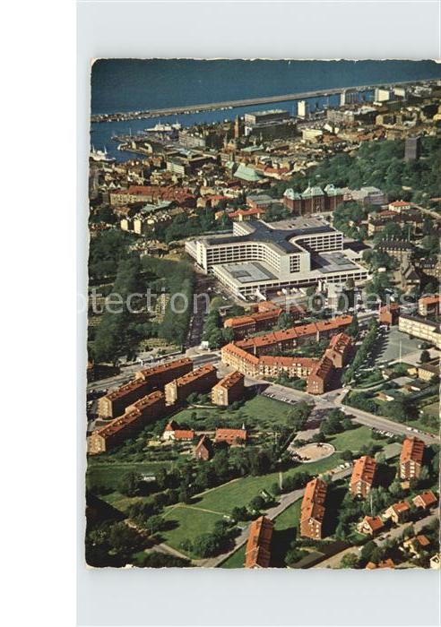 Helsingborg Flygbild över lasarettet