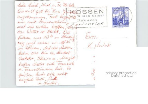 Niederbichl Koessen Gasthaus Riedl Erholungsheim Unterberg – Bild 2