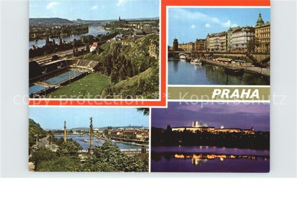 Praha Prahy Prague Pristaviste u Palackeho mostu Letenskyc