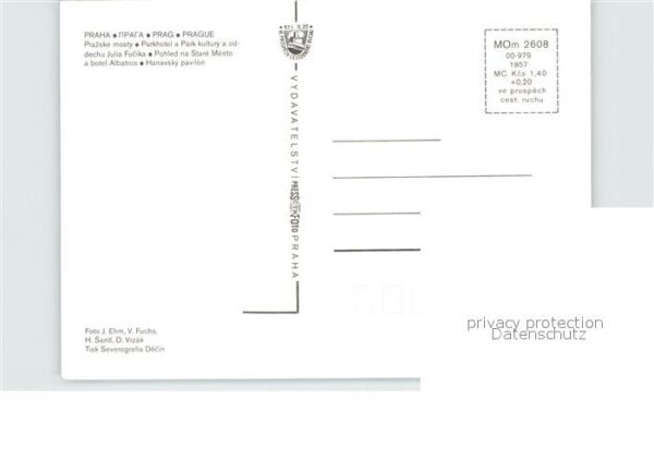 Praha Prahy Prague Prazske mosty Parkhotel Park kultury St – Bild 2