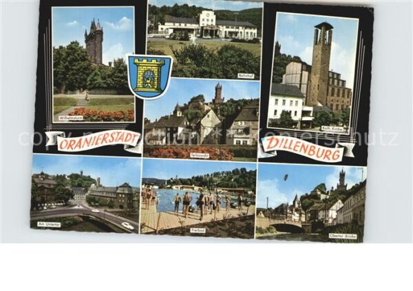 Dillenburg Wilhelmsturm Bahnhof Kirche Untertor Fr