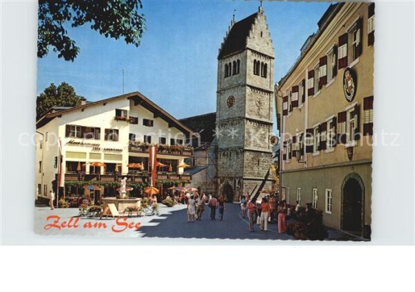 Zell See Stadtplatz romanische Pfarrkirche 13. J