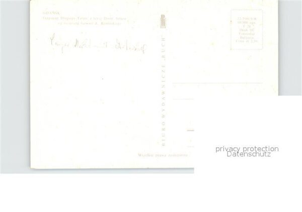 Gdansk Fragment Dlugiego Targu z lewej Dwor Ar – Bild 2