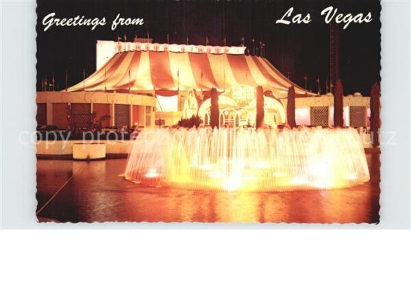 Las Vegas Nevada Circus Circus Hotel illuminated at nigh