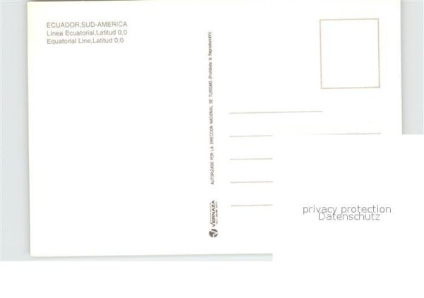Ecuador Linea Ecuatorial Latitud 00 – Bild 2