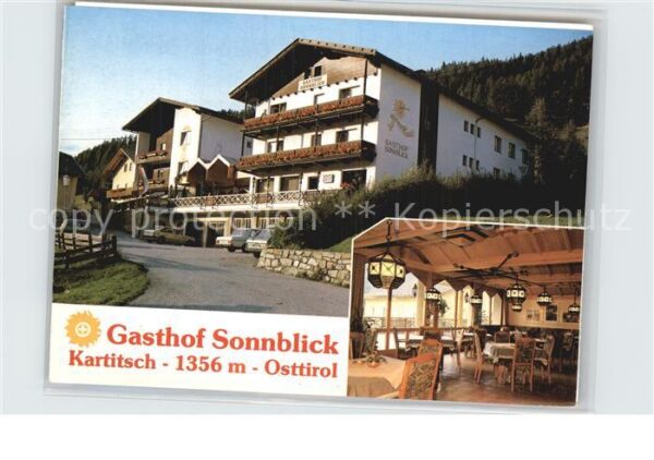 Kartitsch Gasthof Sonnblick Winterpanorama Alpen