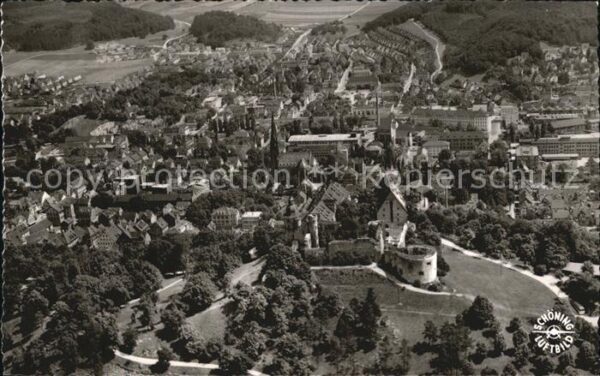 Heidenheim Brenz Schloss Hellenstein Fliegeraufnahme