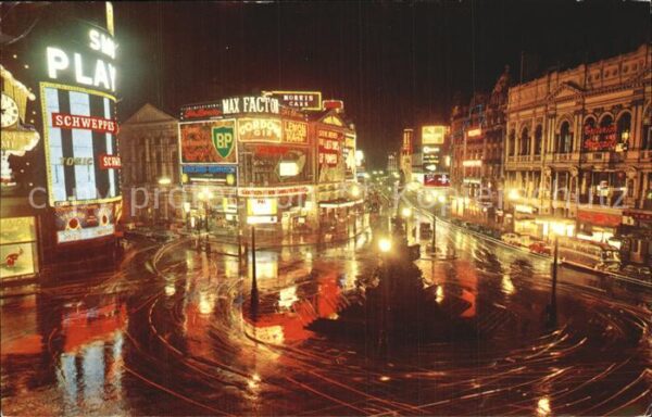 London Piccadilly bei Nacht