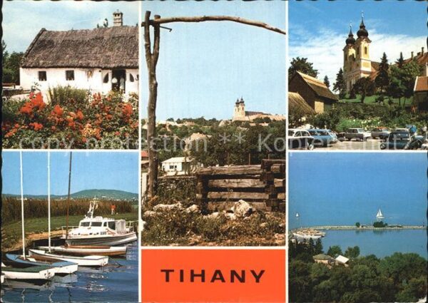 Tihany Altes Haus Hafen Panorama Kirche