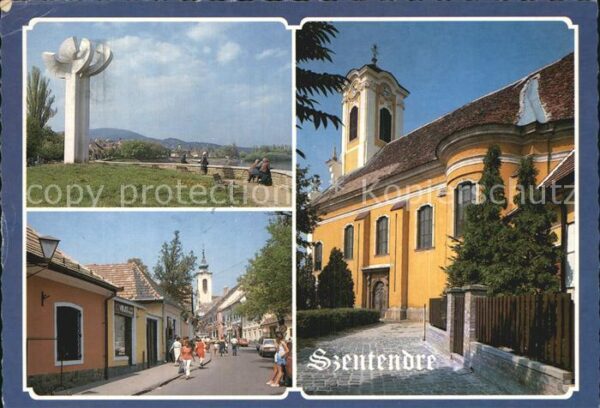 Szentendre Skulptur Strasse Schloss