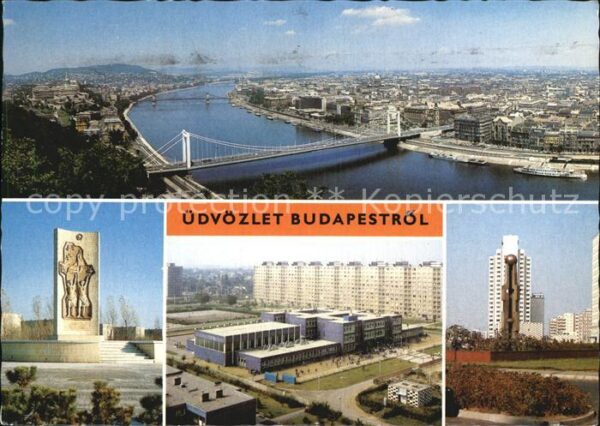 Budapest Fliegeraufnahme Denkmal Siedlung