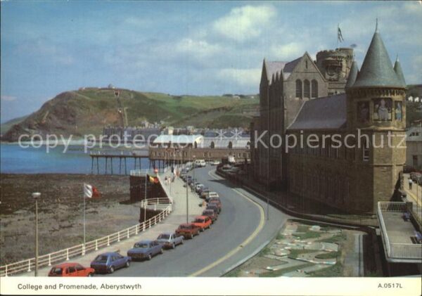 Aberystwyth College und Promenade