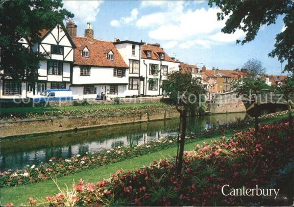 Canterbury Kent Fluss und Westergarte Garten