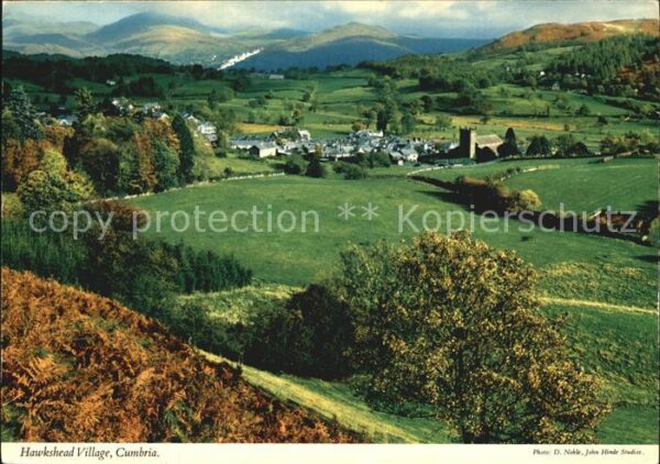 Cumbria Hawkshead Village