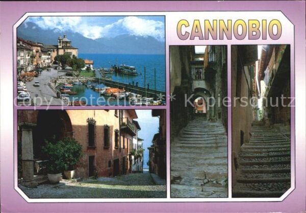 Cannobio Lago Maggiore Gasse Hafen
