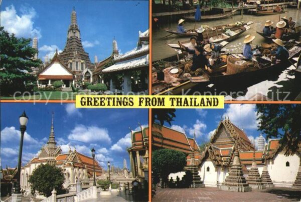 Thailand Temple of Dawn Floating Market Wat Pho